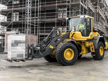 Volvo attachment loading shovel fo