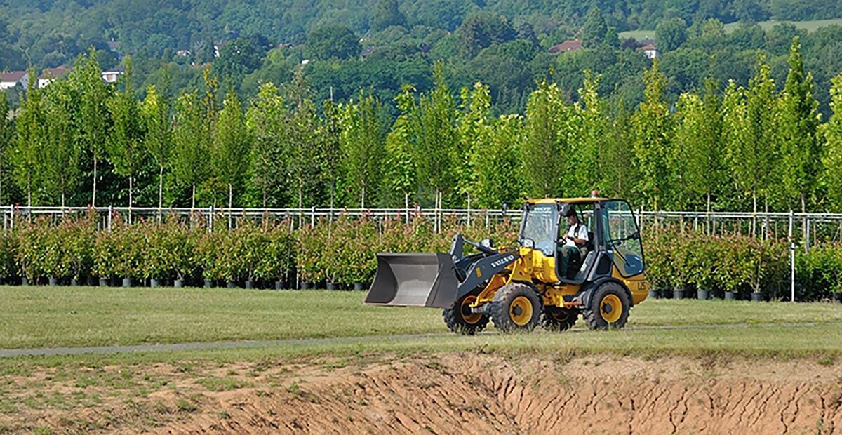 First Volvo electric compact wheel loader a tree-mendous success