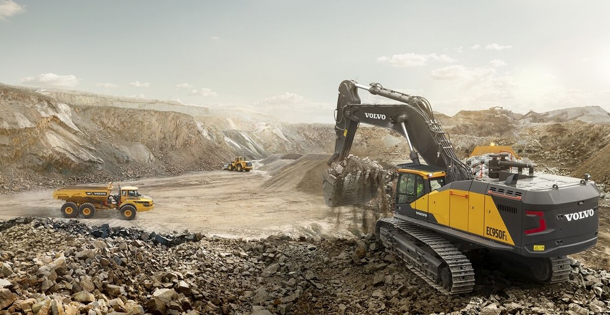 Ec950f Excavators Overview Volvo Construction Equipment